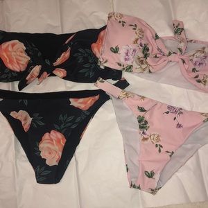*SOLD* Zaful Floral Bikini Bundle